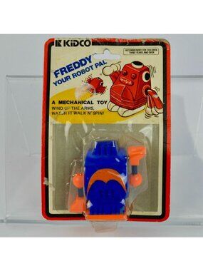 Kidco Freddy Your Robot Pal Mechanical Toy Vintage NOS New Sealed
